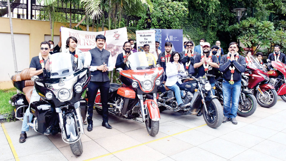 Bike rally to promote tourism arrives in city from Bengaluru