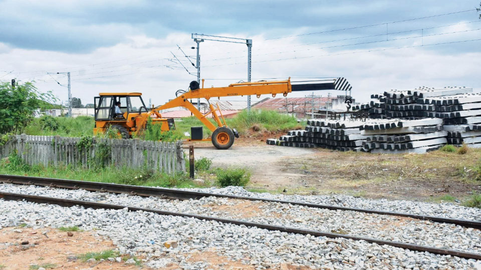 Railways undertake regular track maintenance works