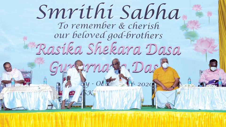 Smrithi Sabha held to pay tributes to ISKCON missionaries who drowned in River Cauvery