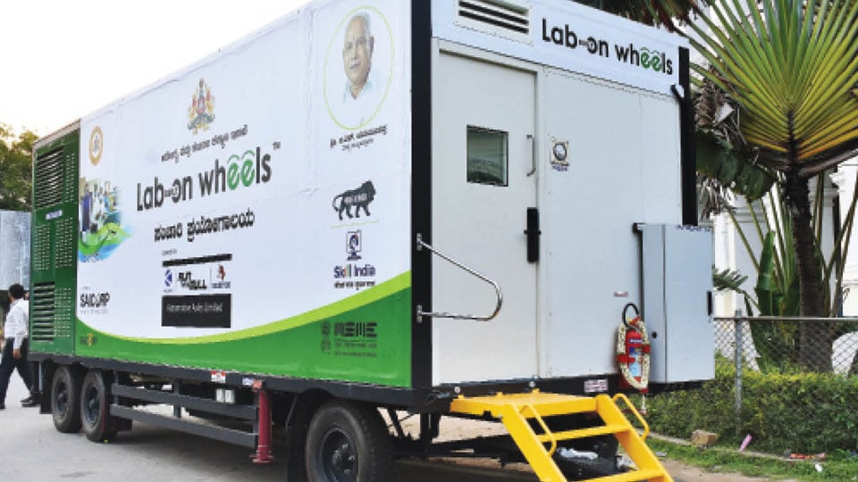 ‘Lab-on-wheels’ handed over to District Administration