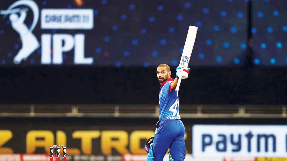 Shikhar Dhawan becomes first batsman to score back-to-back hundreds in IPL