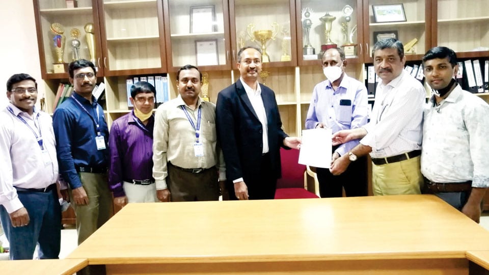 Vidyavardhaka Engg. College signs MoU with Excelsoft