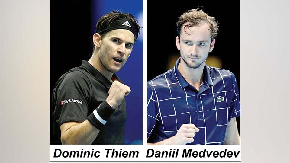 ATP Finals: Medvedev to take on Thiem in title match tonight