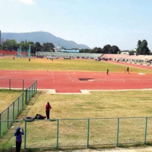 Special postal cover released on Chamundi Vihar Stadium