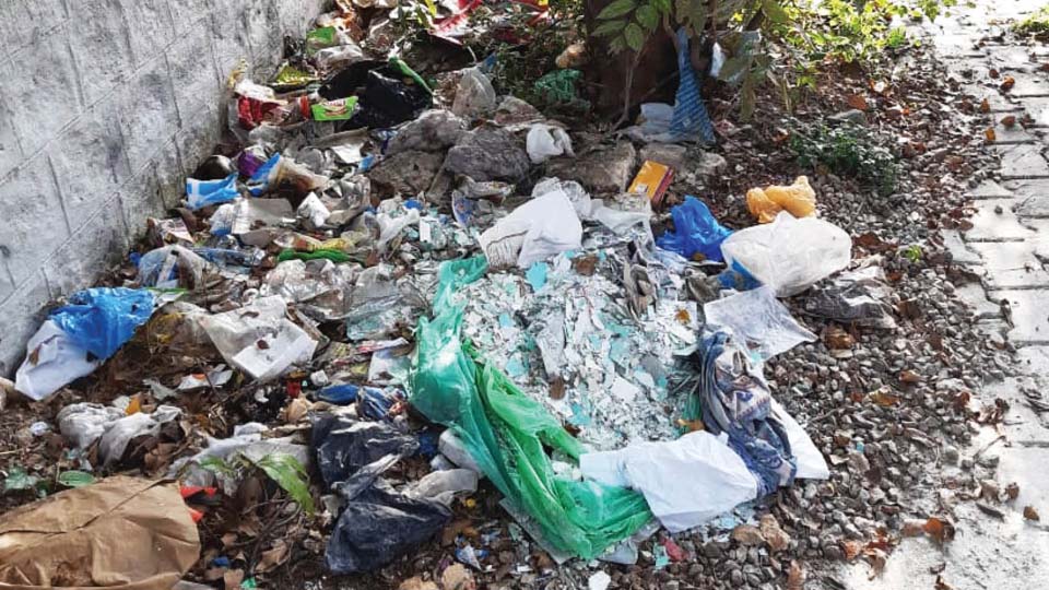 Plea to clear garbage at Bannimantap
