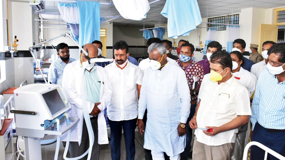 40 Oxygenated bed facility opens at Trauma Care Centre