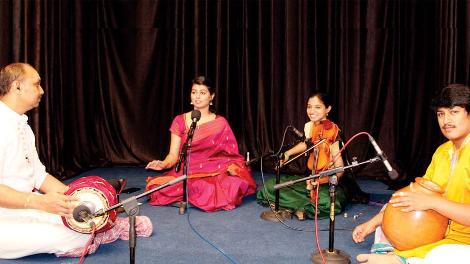 Yuva Sangeetha Sambhrama: Online concert by Vidu. Ananya