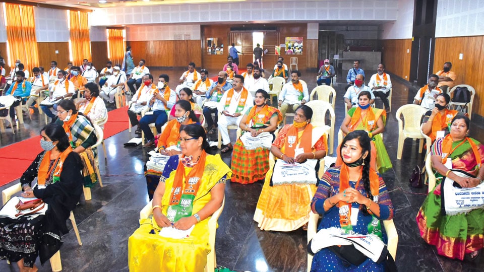 Two-day orientation for BJP workers from KR and Chamaraja Constituencies