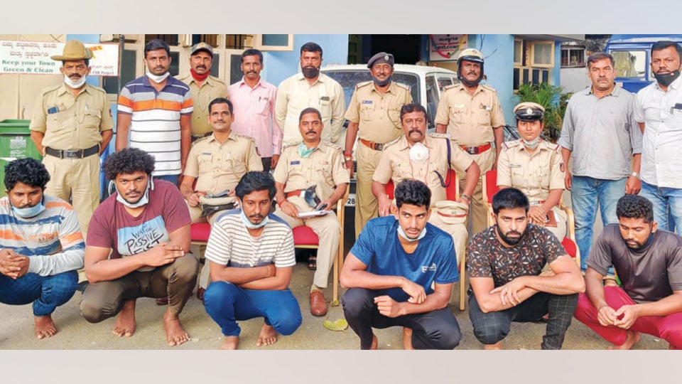 Srirangapatna Police arrest six for murder of rowdy-sheeter