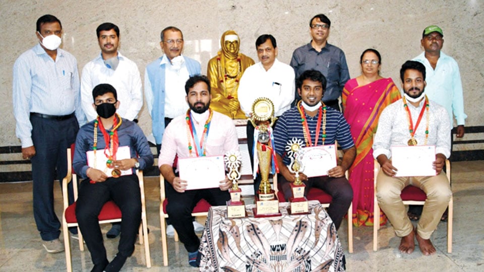 Winners of State-level Inter-Deemed  Universities Chess Tournament