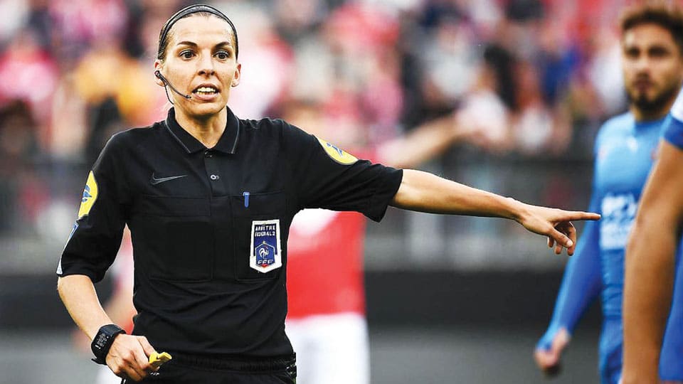 France’s Stephanie Frappart first woman to referee Men’s Champions League game
