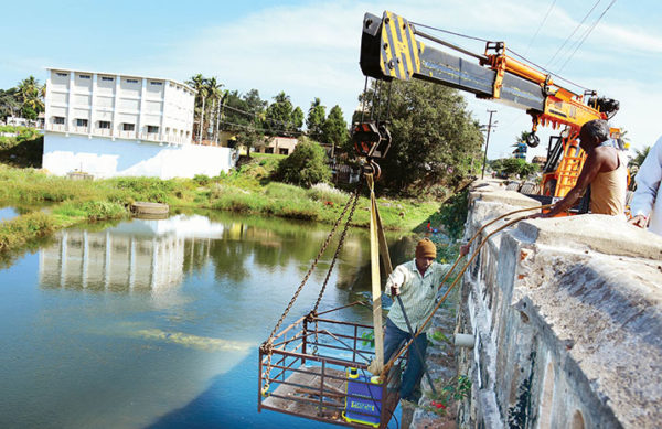 Restoration Works On At Historic Wellesley Bridge Star Of Mysore