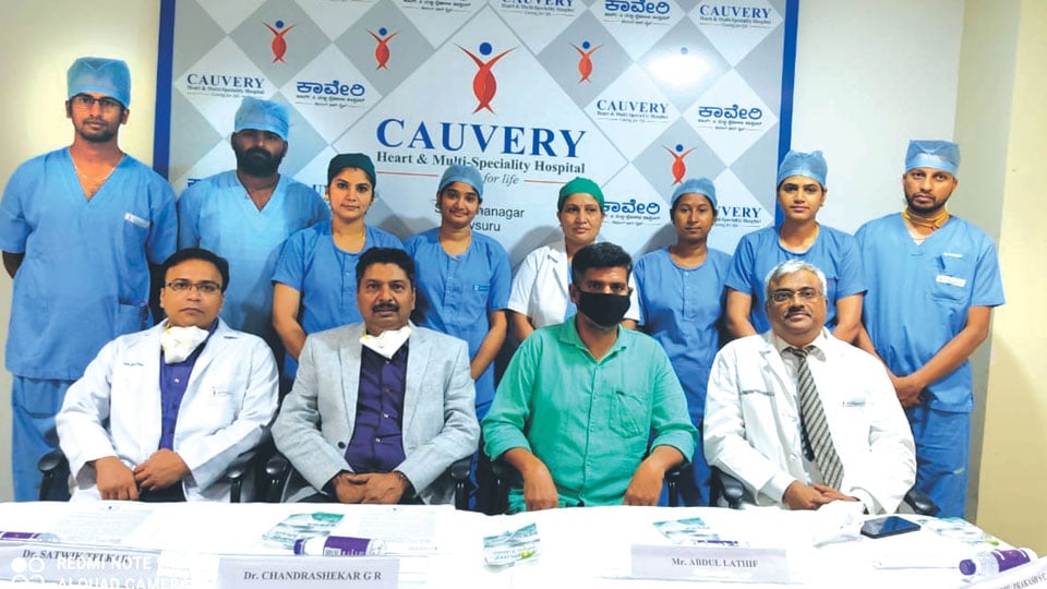 First Minimally Invasive Open Heart Surgery performed at Cauvery Hospital
