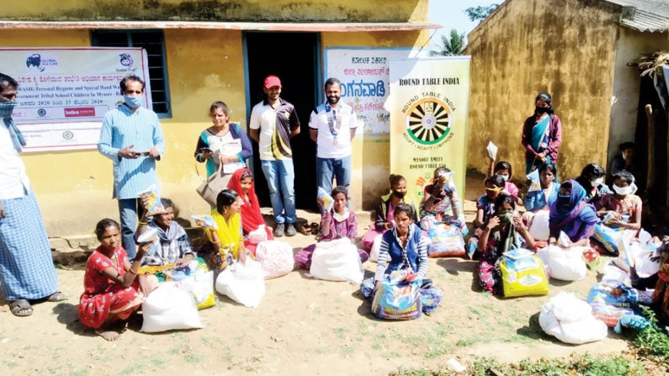 Ration Kits distributed to Tribal Community