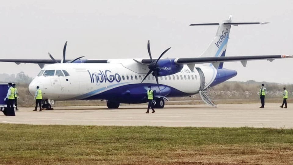 Mysuru-Hyderabad flight resumes