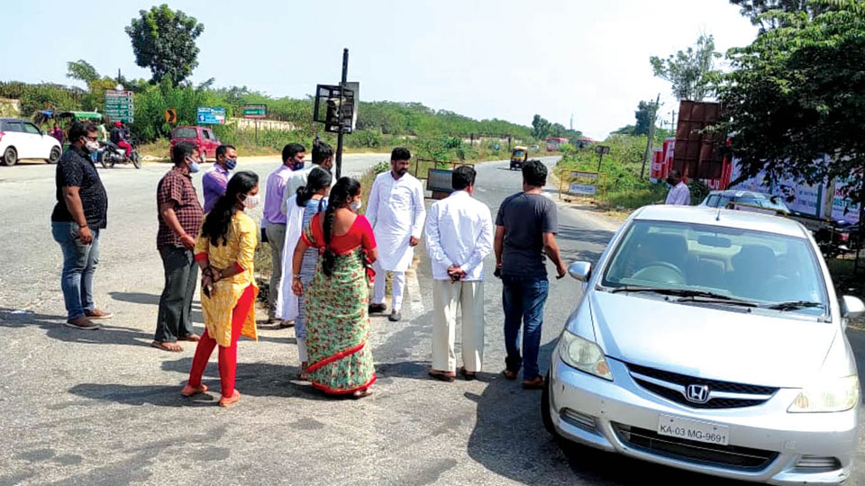 Circle proposed at Koorgalli deviation to avoid accidents