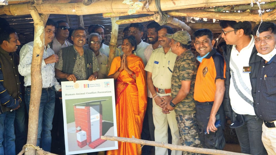 Rotary 3190 and Wildlife Conservation Foundation to construct toilets at Mangala village