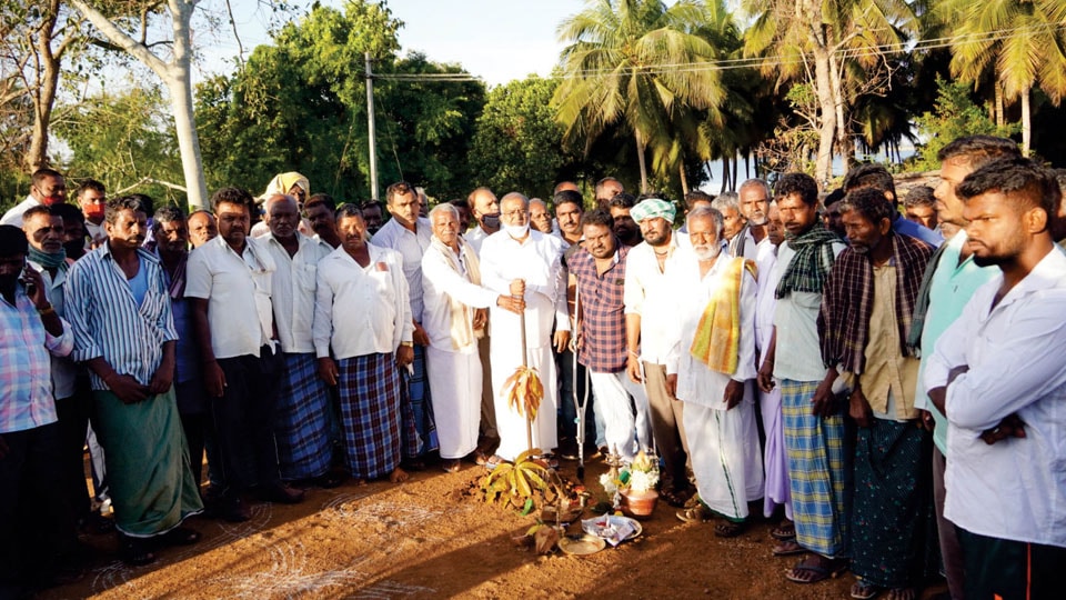 MLA launches slew of works in Chamundeshwari Constituency
