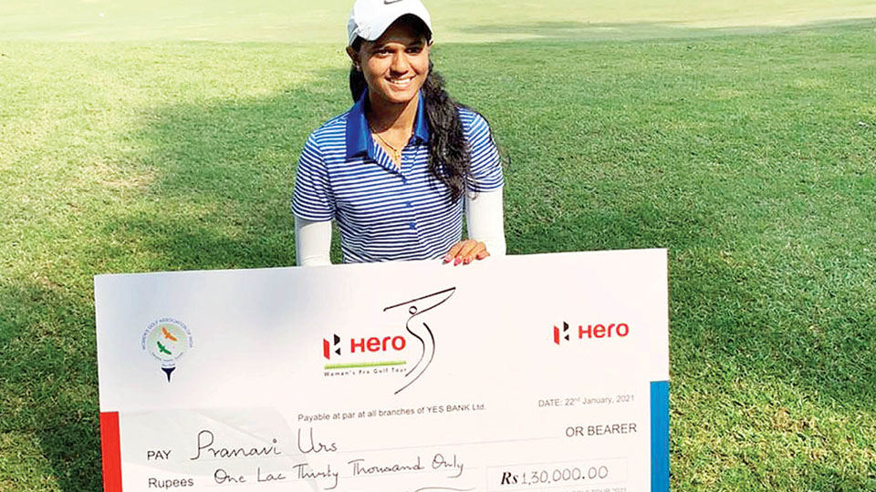 Hero Women’s Pro Golf Tour: Mysuru’s Pranavi Urs retains title