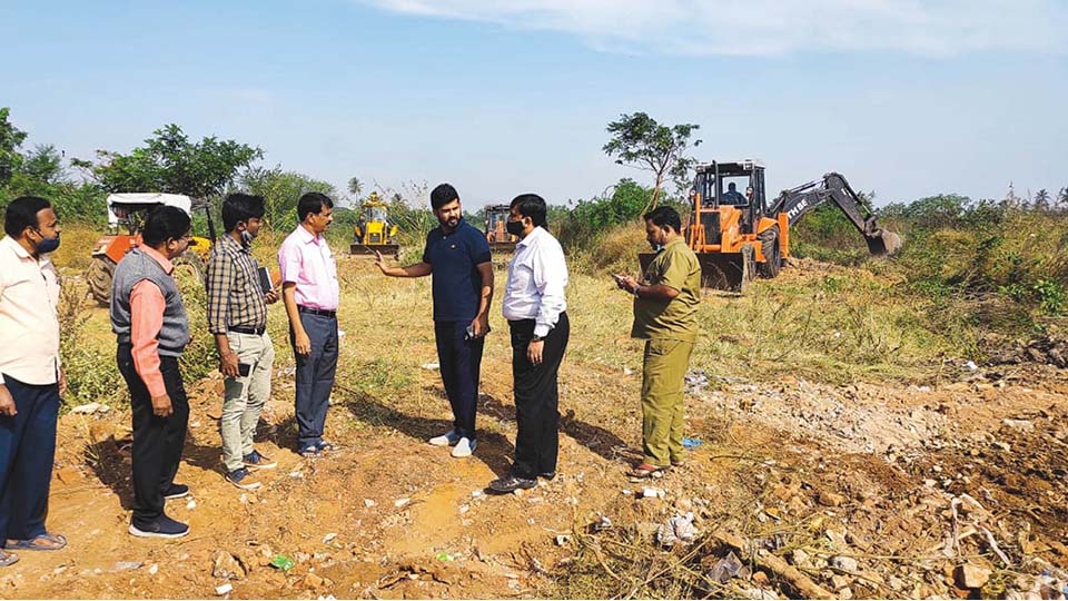 Ground works begin for C&D Waste Treatment Plant in city