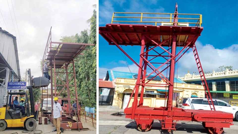 Chamundi Temple to get new crane for lifting idol