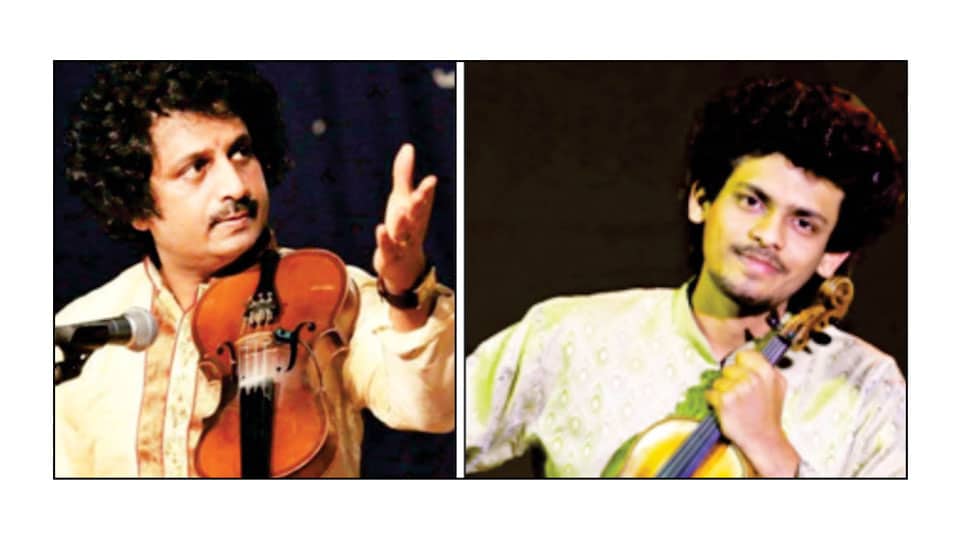 125th birth anniversary celebrations of Piteel Chowdaiah: Violin duet at Krishna Gana Sabha