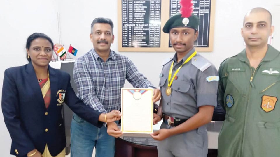 NCC Airwing Cadet conferred CM’s Commendation Award