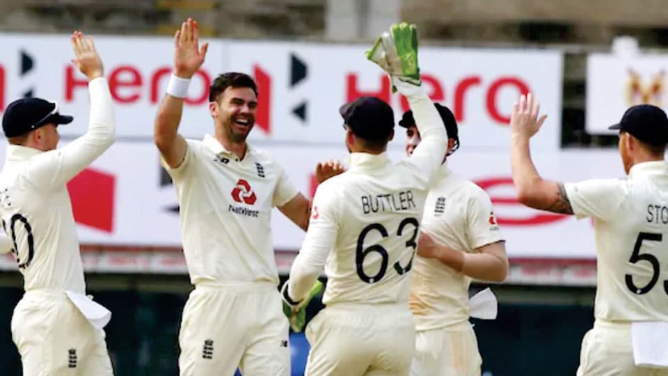 Cricket: England wins first Test