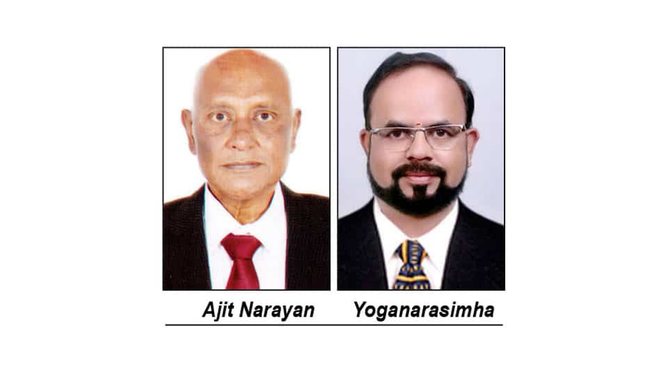 K. Ajit Narayan is BAI Mysore Chairman, A.S. Yoganarasimha Hon. Secretary