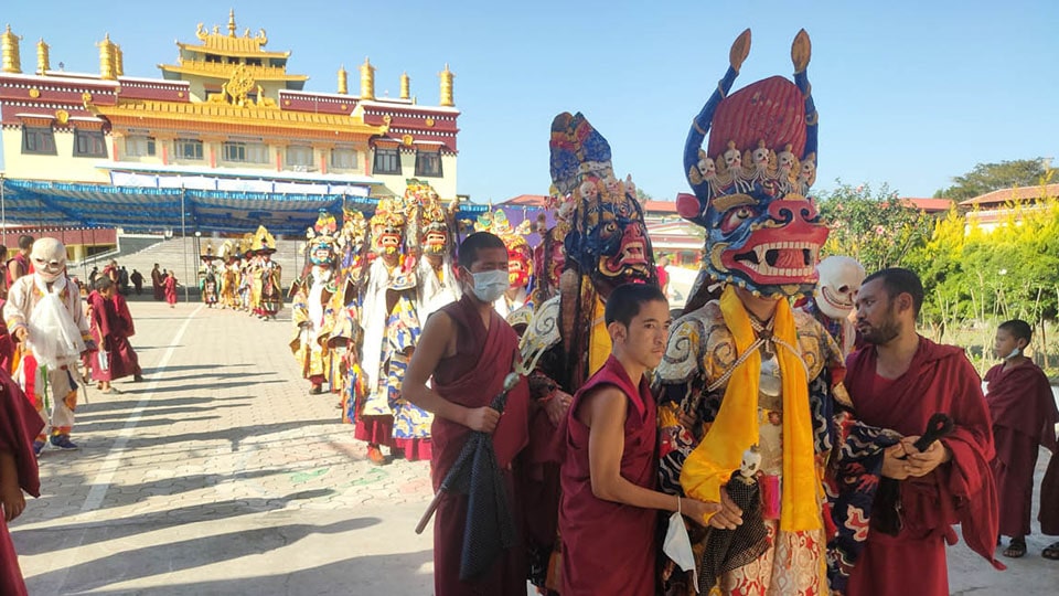 Losar, Tibetan New Year, celebrated at Bylakuppe