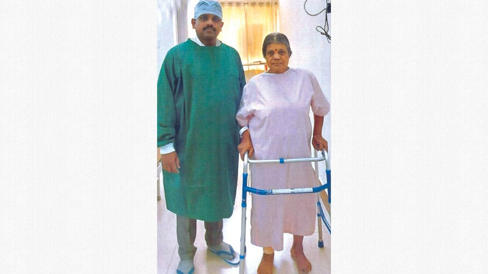 Kamakshi Hospital performs total knee replacement surgery on 70-year-old woman