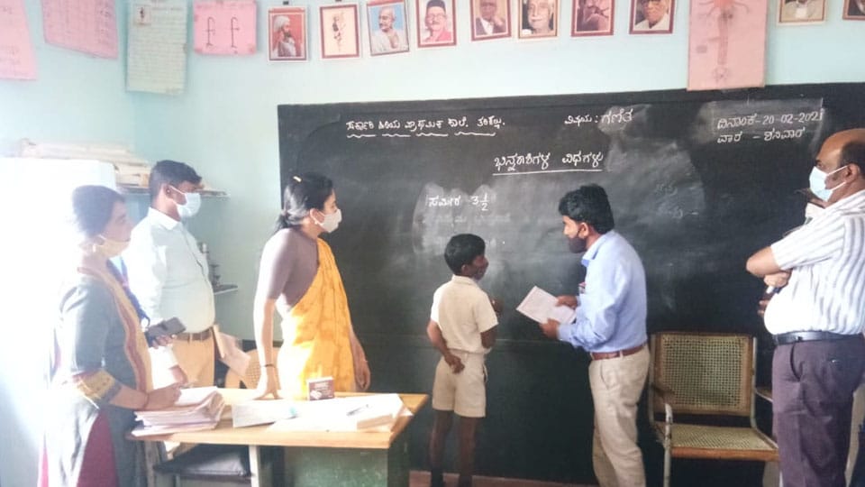 DC Rohini turns Maths teacher