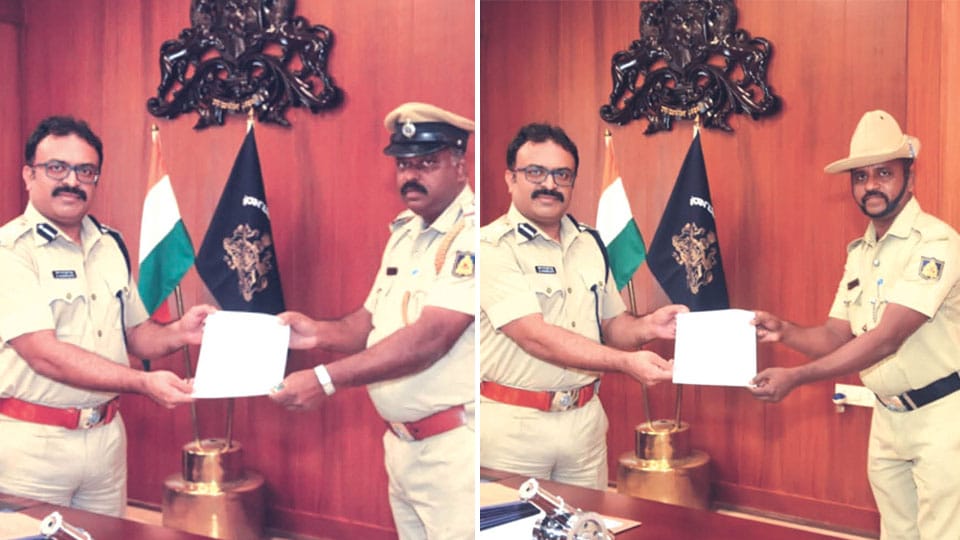 Namma – 112 vehicle Police personnel feted