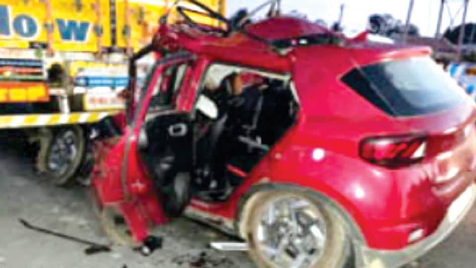 Probationary Excise Inspector among four killed in road accident