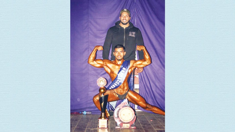 Bags first place in Body Building contest