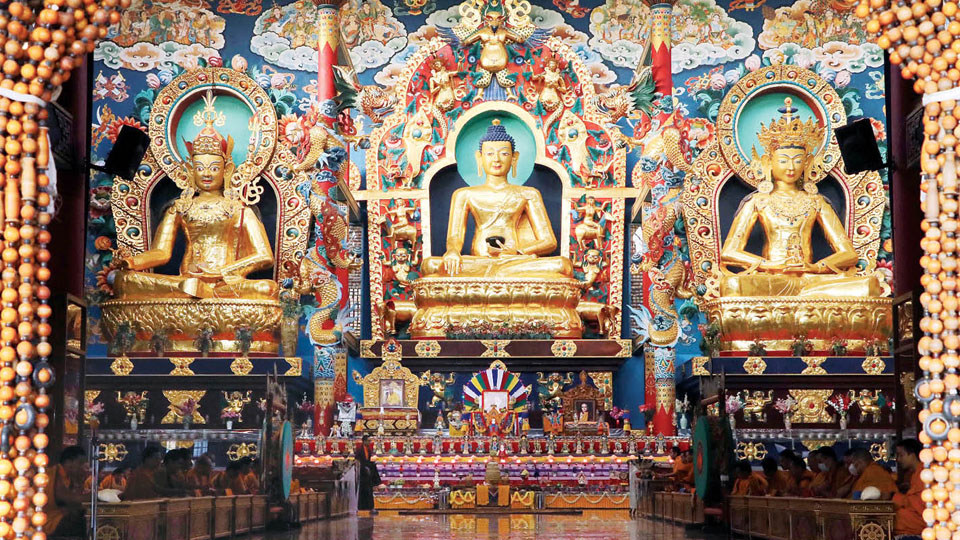 Monk Art at Tibetan Spiritual Abode Monasteries, temples of Bylakuppe sport new look