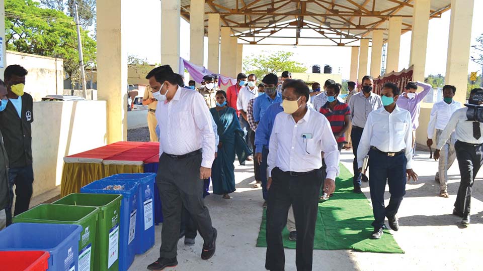 New Solid Waste Management facility commissioned at MNGT Yard