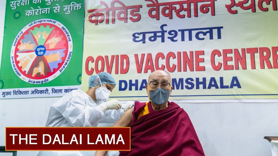 Dalai Lama receives shot at Dharamsala