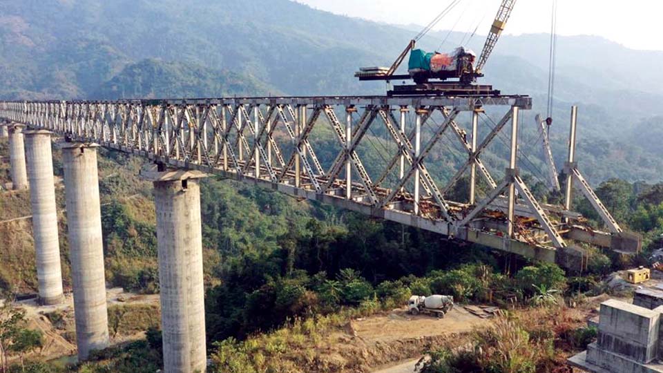 World’s tallest pier bridge in Manipur an engineering marvel