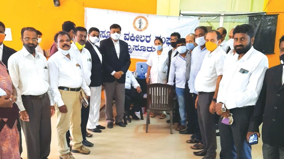 Special vaccination drive held for Judges, Advocates and UoM staff