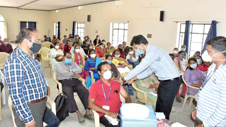 Vaccinate SSLC examination staff on priority