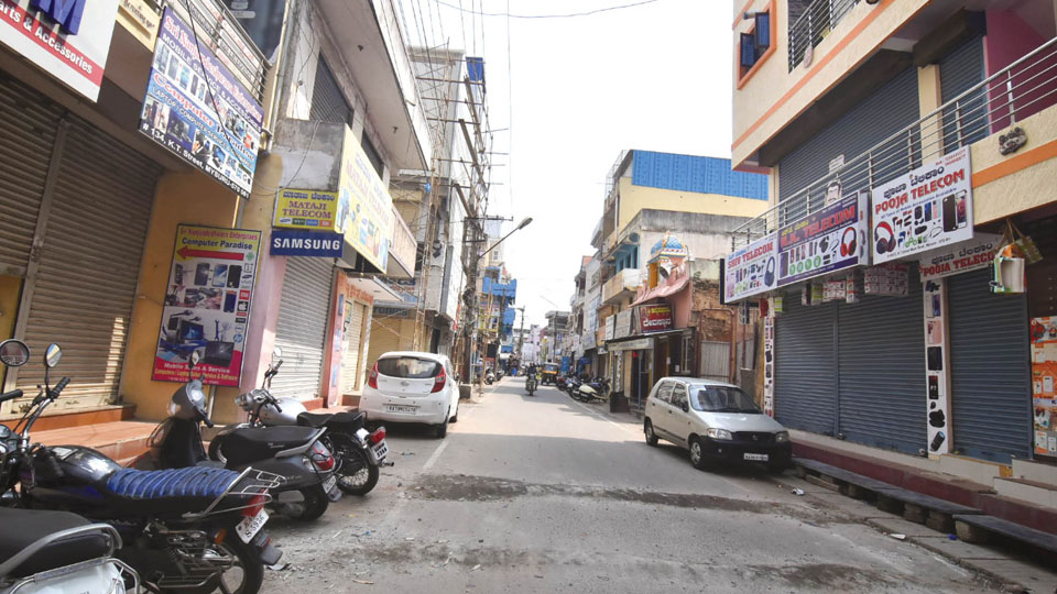 Shops in Bengaluru are open, but Mysuru being shut ?