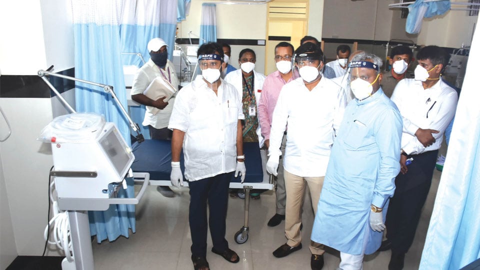 Treatment for Corona patients begins at Trauma Care Centre