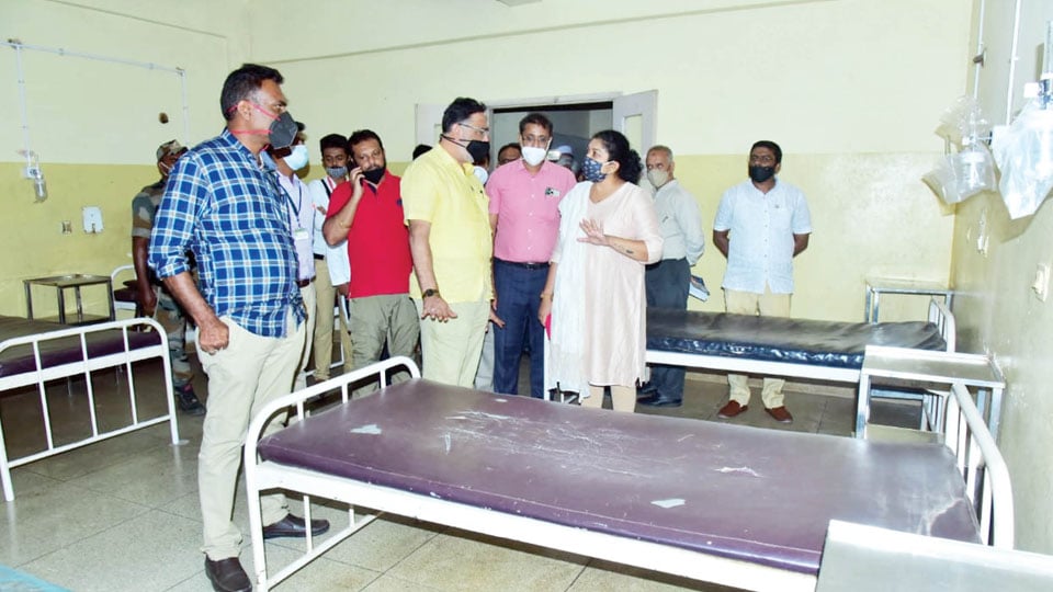 COVID Care Centre at Beedi Workers Hospital from Apr. 26