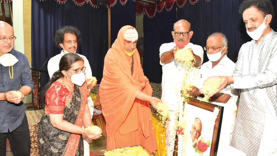 K.V. Murthy was a real cultural ambassador of Mysuru: Suttur Seer