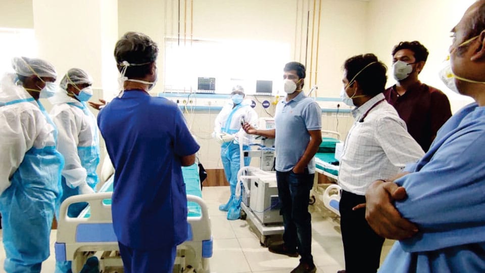 MP inspects Super-Speciality Hospital