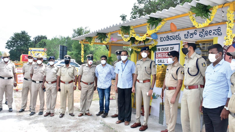 Police check-post shelter inaugurated
