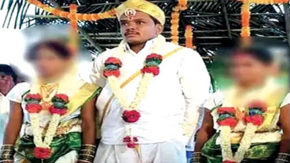 Man arrested after marrying sisters