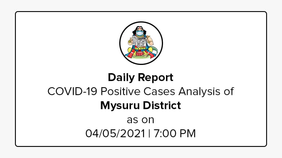 Mysuru District COVID-19 War Room Report: May 4, 2021