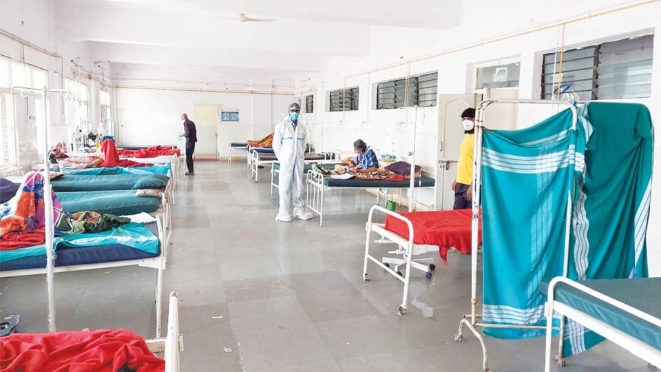 Beds vacant at K.R. Hospital COVID Ward: Nodal Officer